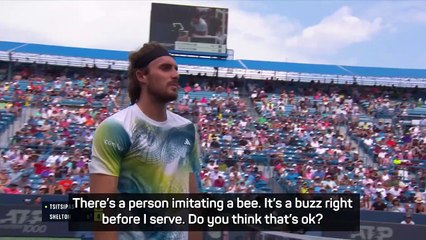 You cannot bee serious - Tsitsipas says fans were buzzing for wrong reasons