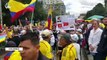 Colombianos marcharon contra el gobierno de Gustavo Petro