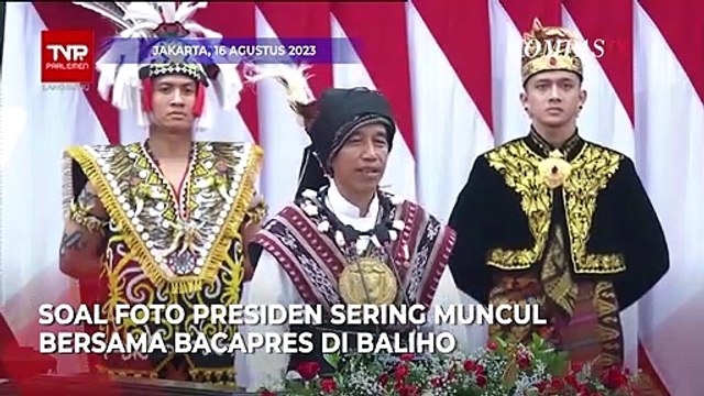 Respons Singkat Prabowo, Ketika Jokowi bBilang Fotonya Muncul di Baliho Bacapres