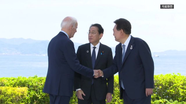 [뉴스라이브] 윤, 한미일 정상회의 참석차 출국...'캠프 데이비드 원칙' 내용은? / YTN