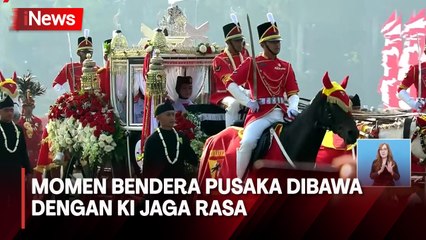 Kirab Budaya, Bendera Pusaka HUT RI Dibawa dengan Ki Jaga Rasa ke Istana