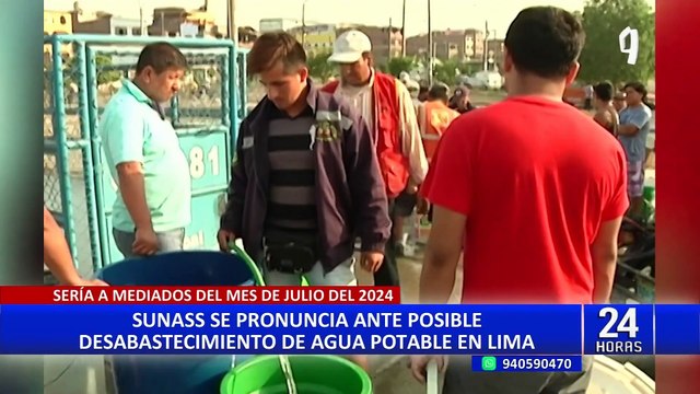 Sedapal no debe recortar el servicio a familias que tienen menos de 9 horas de agua al día, indica Sunass