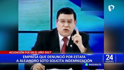 Alejandro Soto: empresa lo demanda y exige más de 300 mil soles como reparación civil