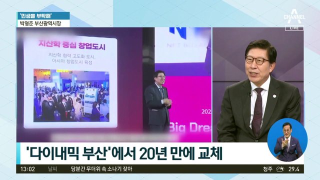 [민생을 부탁해]박형준 부산광역시장 “엑스포 유치·신공항 추진 등에 전력투구”