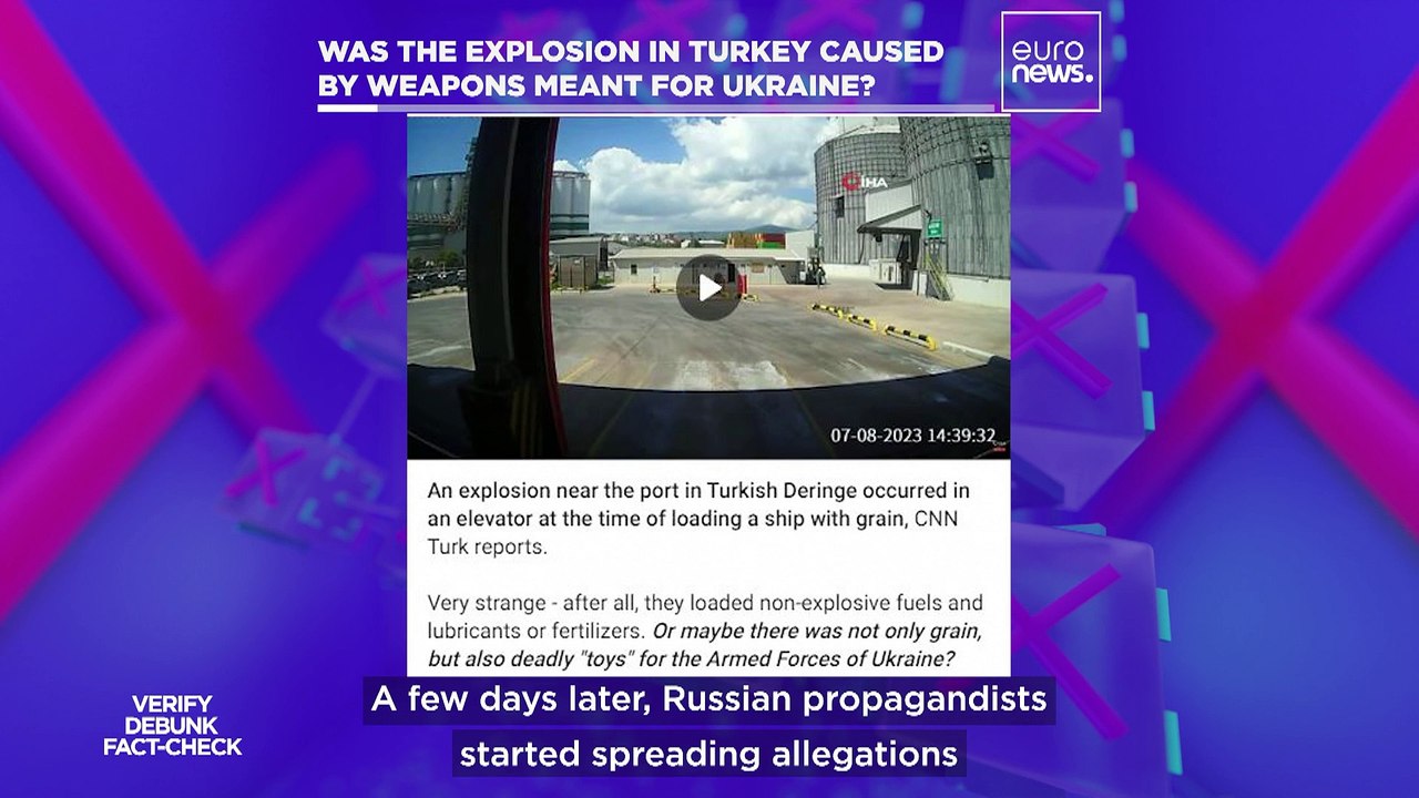 Was the blast at the Turkish port of Derince caused by a shipment of weapons meant for Ukraine?