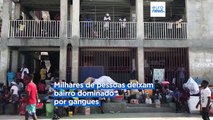 Gangues criminosos empurram milhares para fora da capital do Haiti