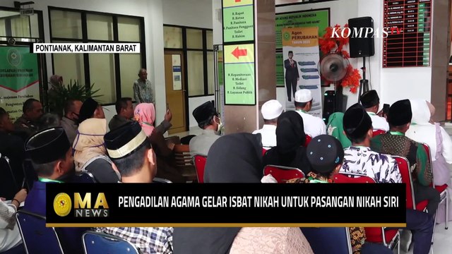 Pengadilan Agama Negeri Pontianak Gelar Isbat Nikah untuk Pasangan Nikah Siri - MA NEWS