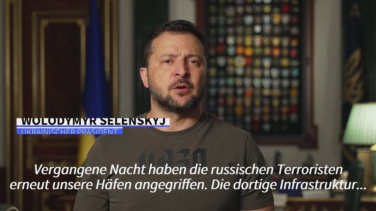Selenskyj: Russland gefährdet Stabilität in Afrika und Asien
