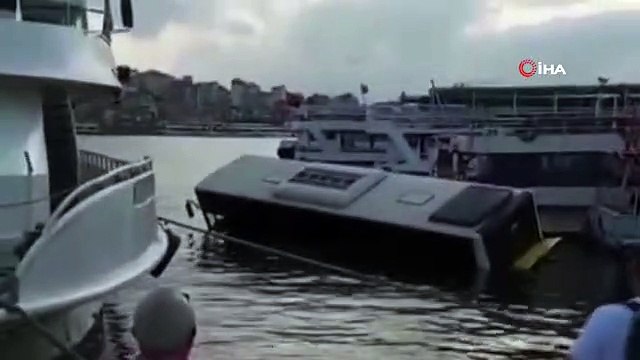 İETT otobüsü denize düştü! Eminönü otobüs olayı ölen, yaralı var mı?