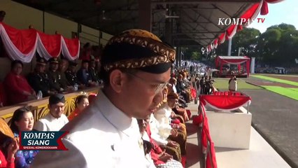 Momen KGPAA Mangkunegaran X jadi Inspektur Upacara HUT RI di Solo, Ini Kata Gibran