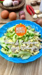 Timun & Cendawan Tumis Kering