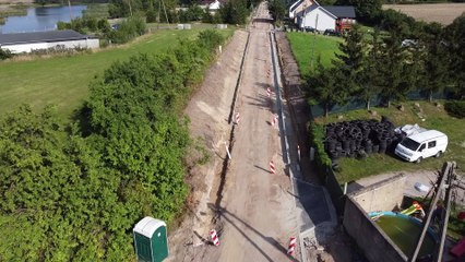 Remont drogi w Boguniewie pod Rogoźnem