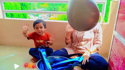 Water Balloon Game challenge | Outdoor Fun With Water Balloon