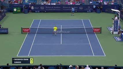 Cincinnati - Djokovic profite de l'abandon de Davidovich Fokina pour rejoindre les huitièmes de finale