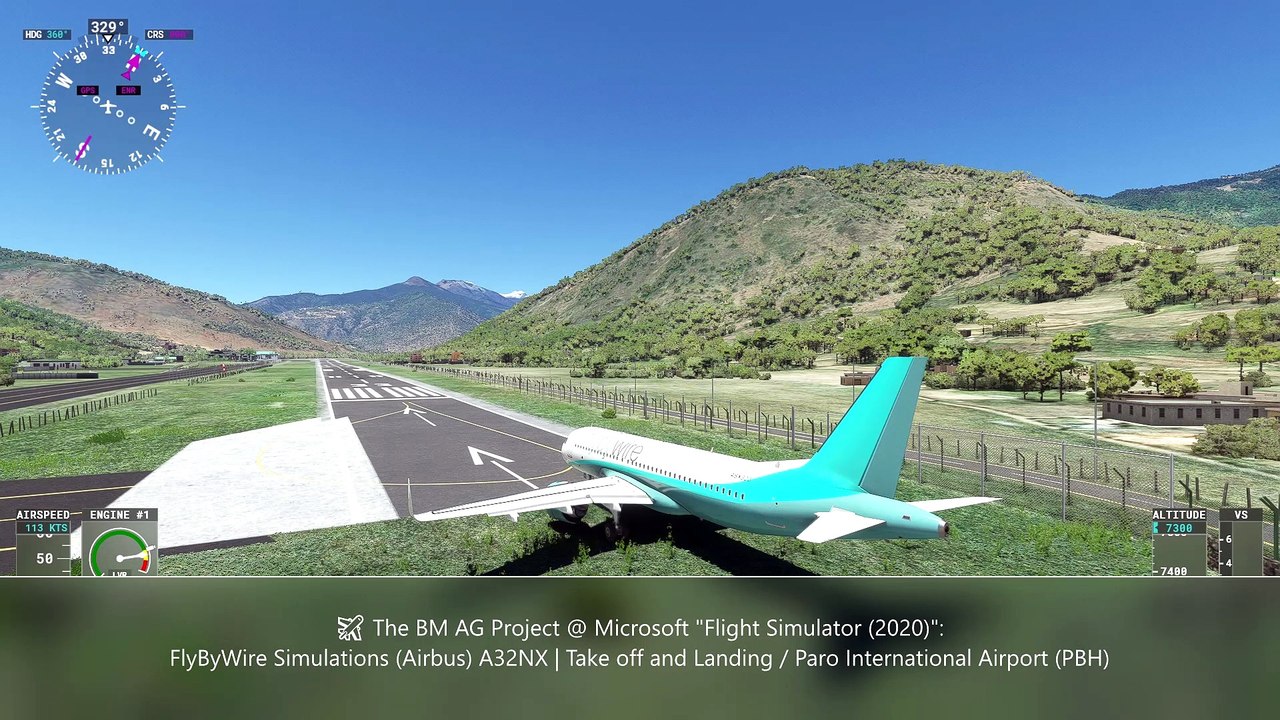 ★ The BM AG Project ★ | ✈️ "Flight Simulator (2020)":"FBW Sim" (Airbus) A32NX | Take off + Landing (PBH)