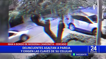 Cercado de Lima: joven es golpeado por delincuente que le exigía clave de su celular