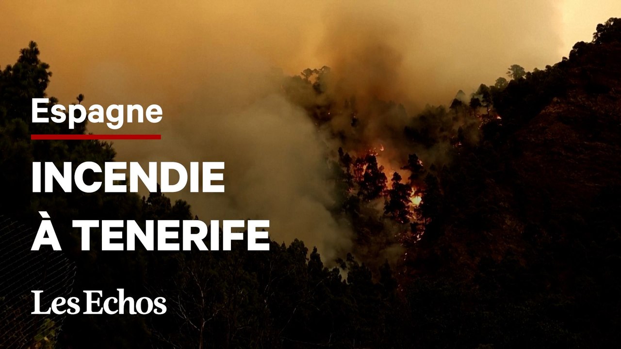 En Espagne, des feux « hors de contrôle » sur l’île de Tenerife