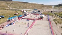KAYSERİ - Erciyes'te plaj voleybolu turnuvası devam ediyor