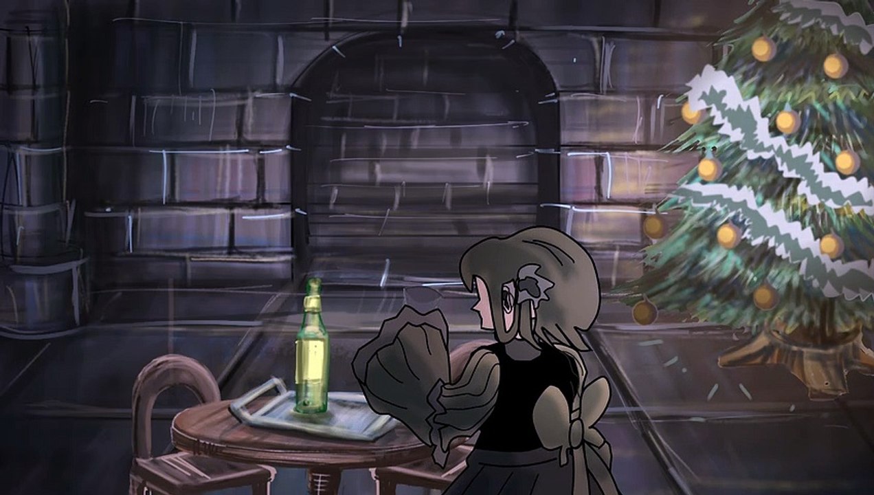 Weird 2022 'Holiday/ New Years' special I did using an AI generated character.