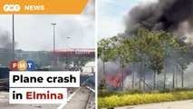 BREAKING: Plane crashes in Elmina, Shah Alam
