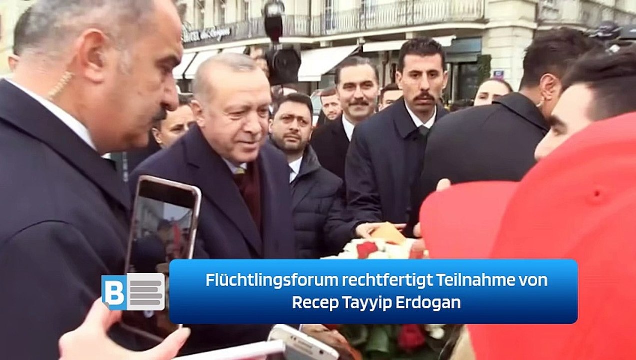 Flüchtlingsforum rechtfertigt Teilnahme von Recep Tayyip Erdogan