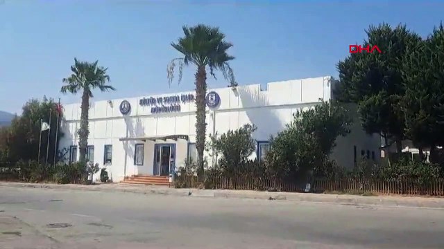 Bodrum'da trafoda çıkan yangın nedeniyle belediye binası tahliye edildi