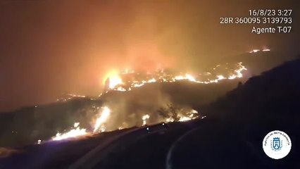 Las imágenes del incendio de Tenerife