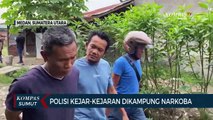 Momen Personel Polrestabes Medan Kejar Pelaku Narkoba di Jermal 15 Medan