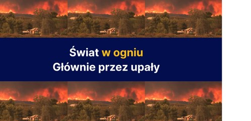 Świat w ogniu, głównie przez upały