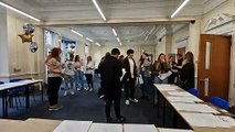 A-level results day at St Anthony's and St Aidan's sixth form