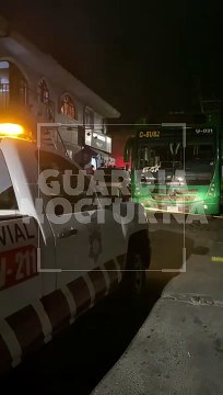 #Preliminar Murió tras ser embestido por una unidad del transporte público en la colonia Lomas de Tabachines #GuardiaNocturna
