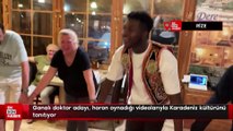 Ganalı doktor adayı, horon oynadığı videolarıyla Karadeniz kültürünü tanıtıyor