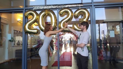 Students celebrate A-level results at Blackpool Sixth