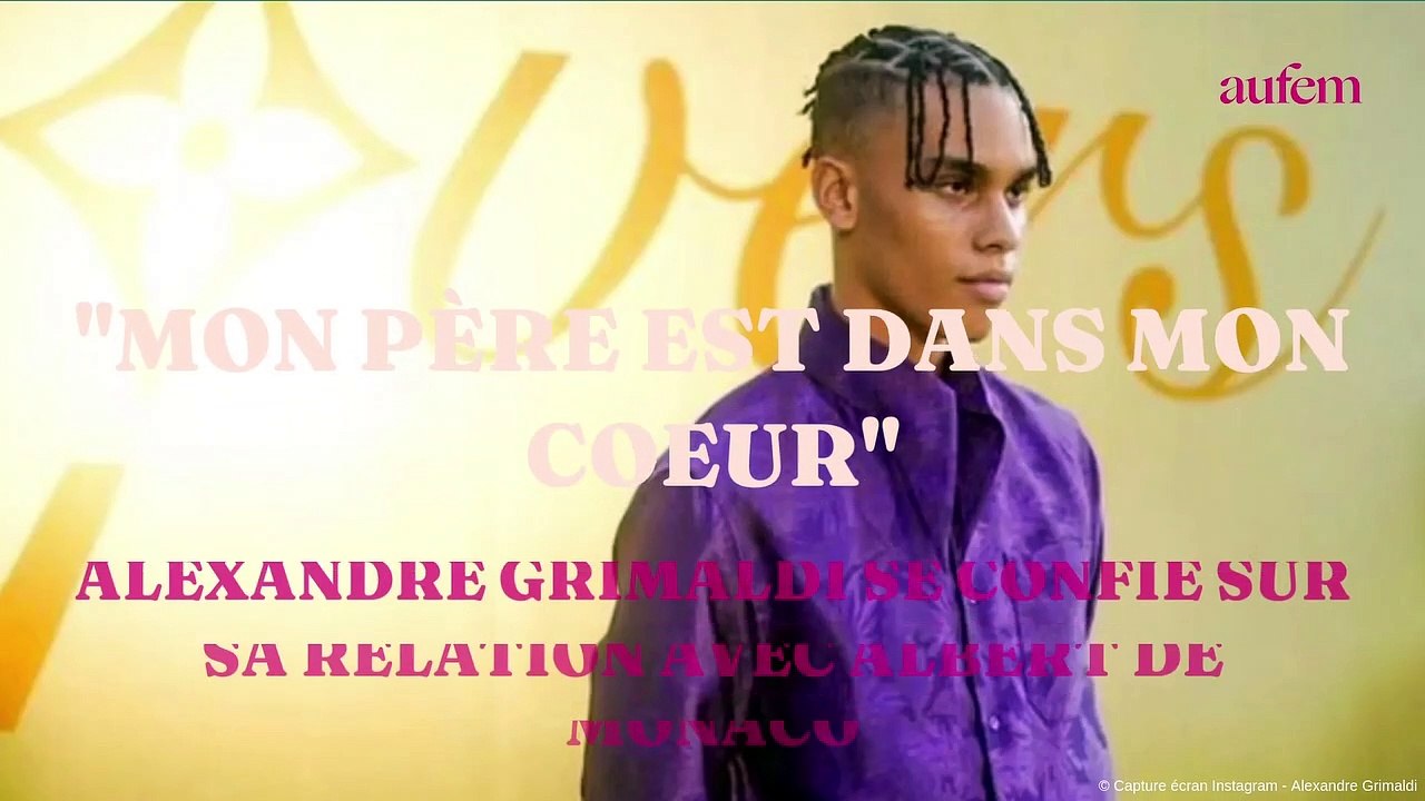"Mon père est dans mon cœur" Alexandre Grimaldi se confie sur sa relation avec Albert de Monaco