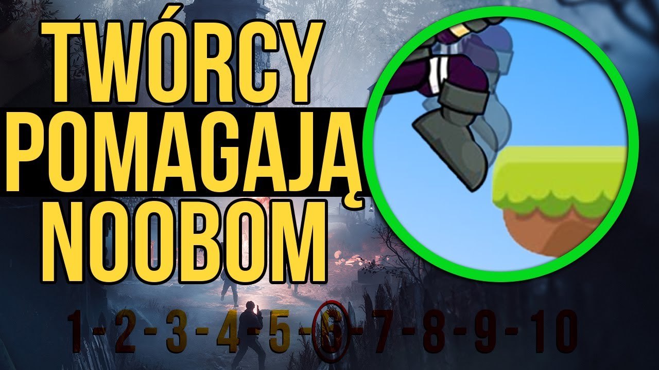 Pomocne sztuczki twórców, gdy gracz jest NOOBEM