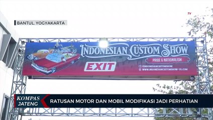 Ratusan Motor dan Mobil Modifikasi Jadi Perhatian