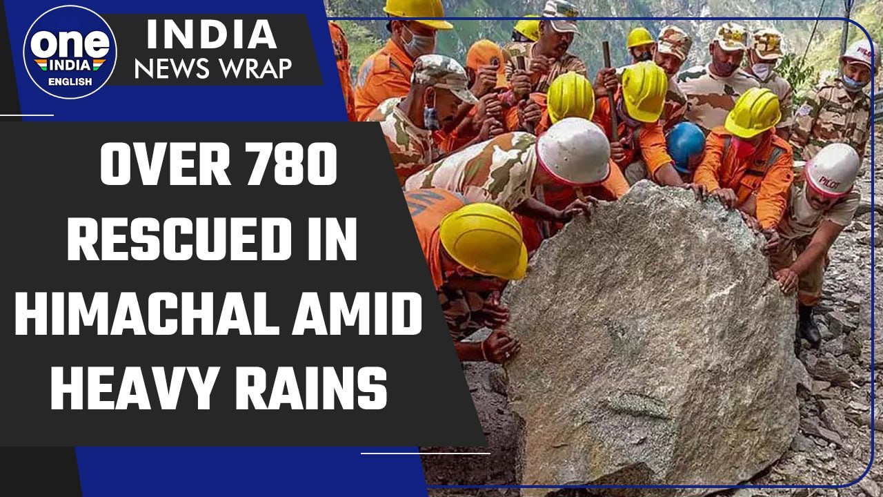 Himachal Rains: Indian Air Force rescues over 780 people in Kangra | Watch | Oneindia News