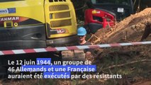 Soldats allemands exécutés en 1944 en Corrèze: début des fouilles