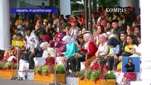 Detik-Detik Penurunan Bendera Merah Putih di Istana Merdeka, HUT ke-78 RI