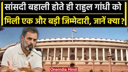 Rahul Gandhi को मिली बड़ी जिम्मेदारी, Parliament की रक्षा समिति के फिर बने सदस्य | वनइंडिया हिंदी