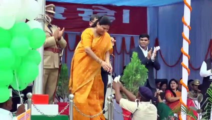 11 प्लाटूनों ने भव्य एवं आकर्षक परेड का किया प्रदर्शन