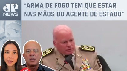 Comandante da PM-BA defende restrição ao porte de armas; Amanda Klein e Motta analisam