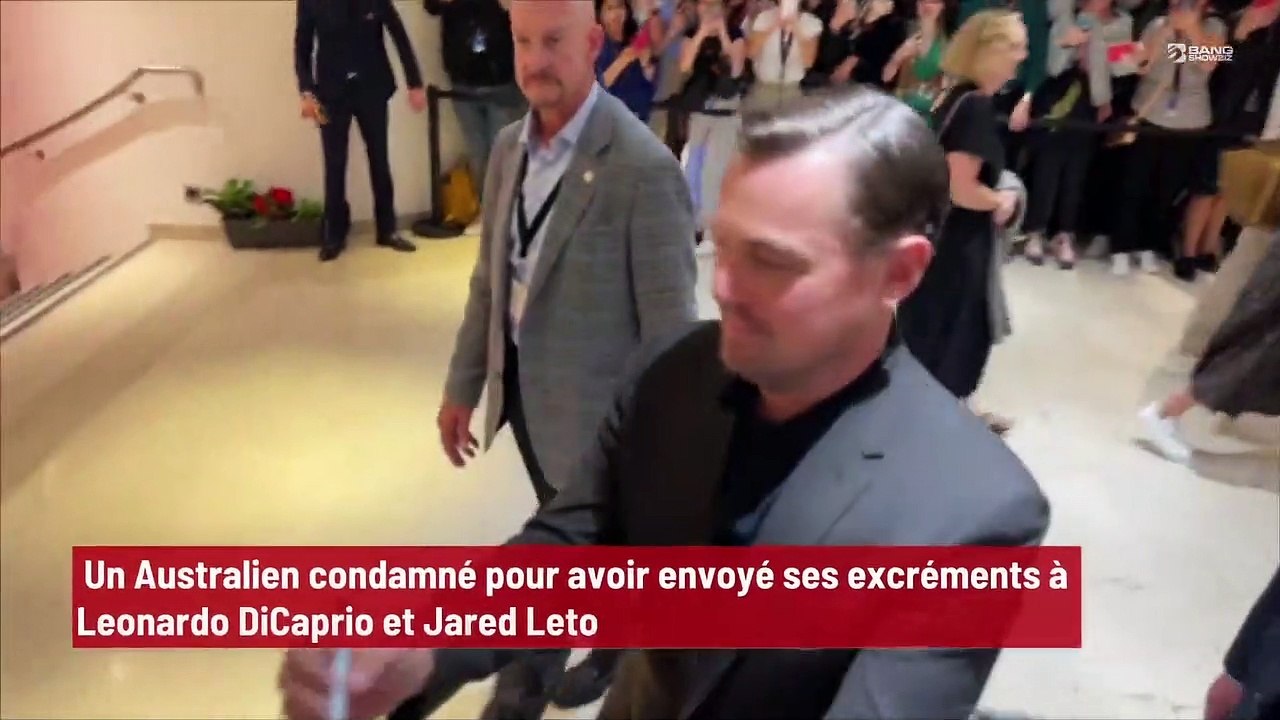 Un Australien condamné pour avoir envoyé ses excréments à Leonardo DiCaprio et Jared Leto !