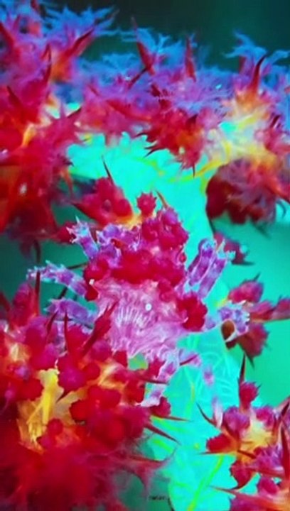 Fluorescente crab