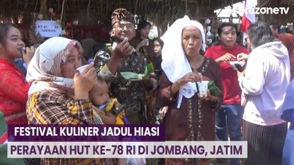 Kuliner Jadul Laris Manis dalam Perayaan HUT ke-78 RI