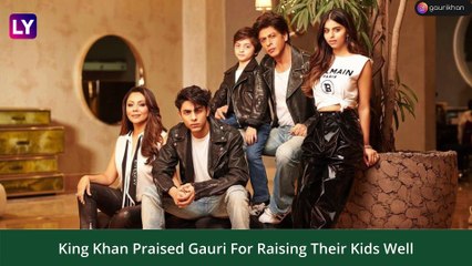 Video herunterladen: Shah Rukh Khan Thanks Wife Gauri Khan For Raising Their Kids Well, Says ‘Suhana Is So Articulate’