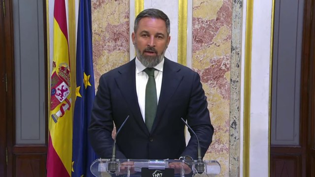 Abascal: estamos algo perplejos porque impedir que la tercera fuerza política de España entre en la Mesa no es recuperar la normalidad democrática.