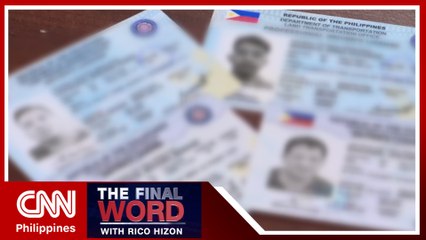 Delivery of plastic cards for LTO's driver's license halted
