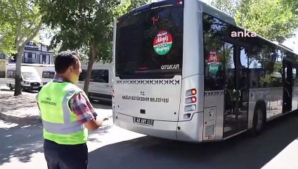 La municipalité métropolitaine de Muğla inspecte les véhicules de transport public