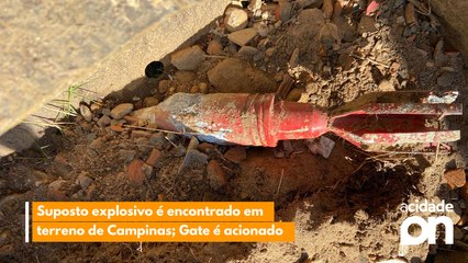 Suposto explosivo é encontrado em terreno de Campinas; Gate é acionado
